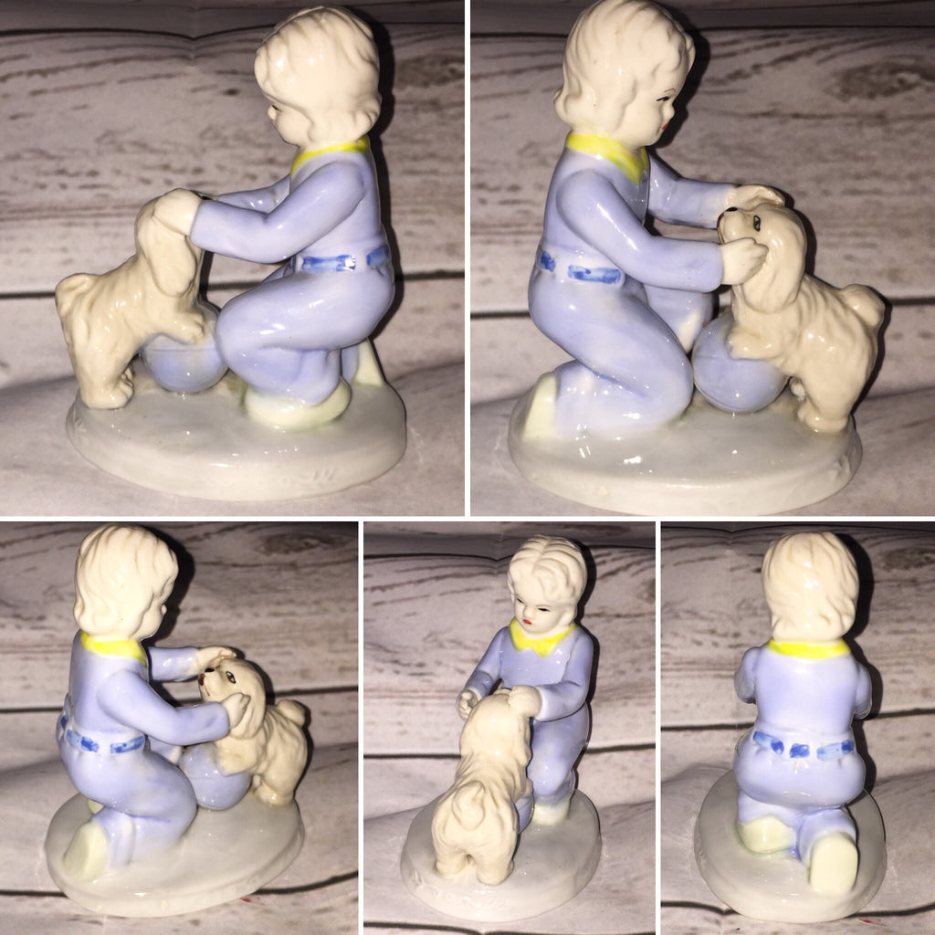 Vintage 1982 Ceramic Toilet Novelty Figurine Doll House 2.5 T Signed G.W.  Rare