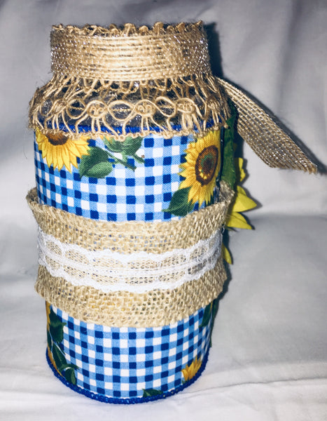 Decorated Bottle Embellished Handcrafted