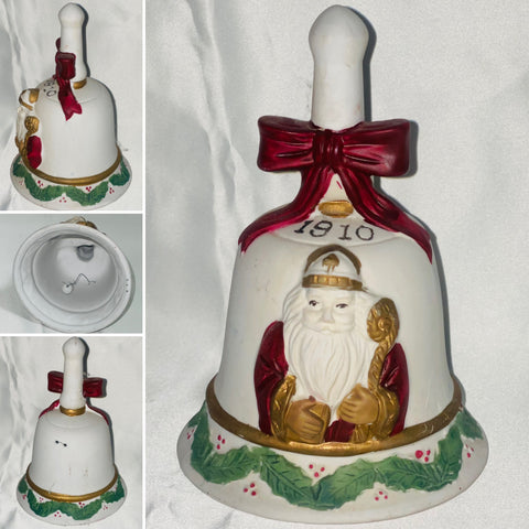 Vintage Flambro Bell “Memories of the Legend” 1910 St. Nick