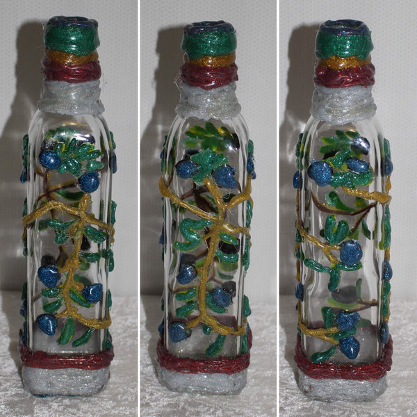 Shabby Chic Wrapped Decorated Embellished Bottles