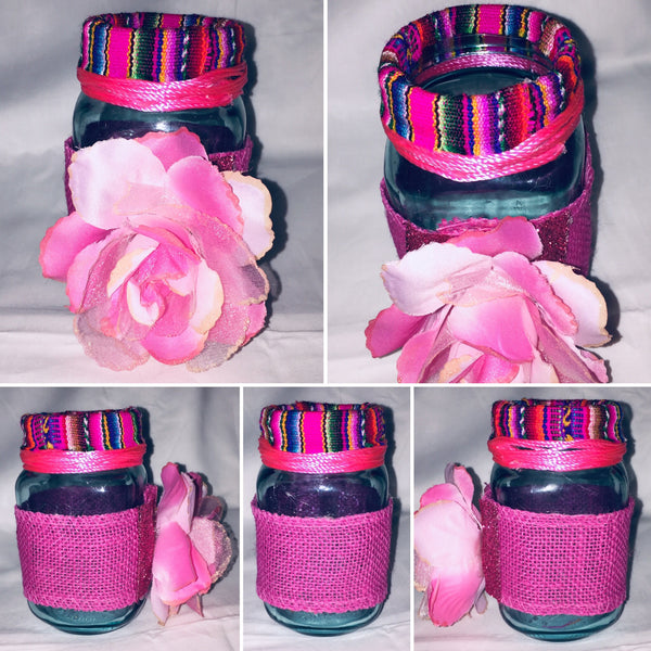 Decorated Bottle Embellished Handcrafted