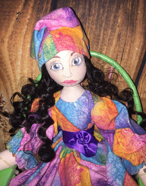 Cre8tiv Glory Cloth Doll Adrianna Storybook Princess