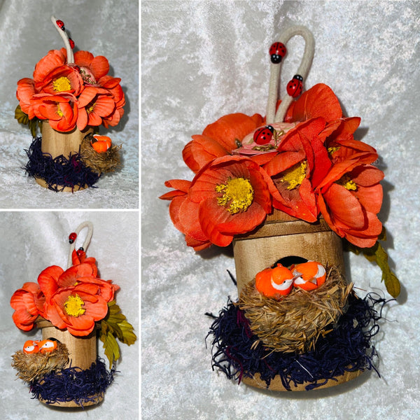 Handcraft Decorated Mini Bird House