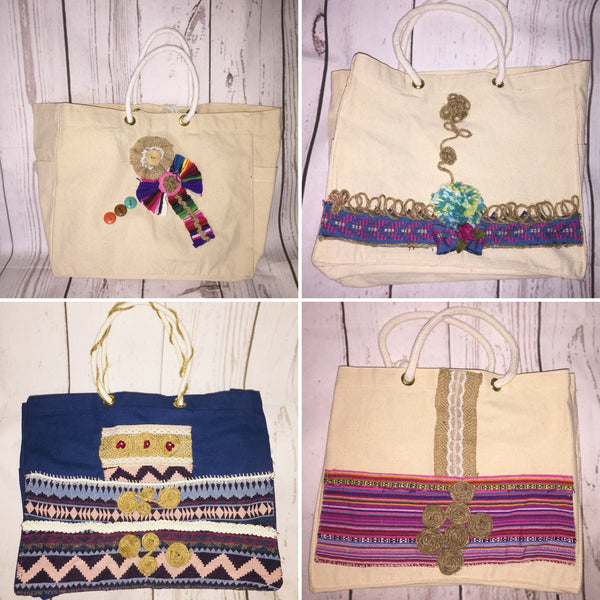 Boho Small Bag Handbag Shopping Bag Bohemian  Bag