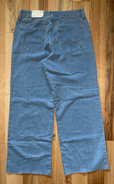 High Rise Wide Leg Button Fly A.N.A. Jeans Size 12