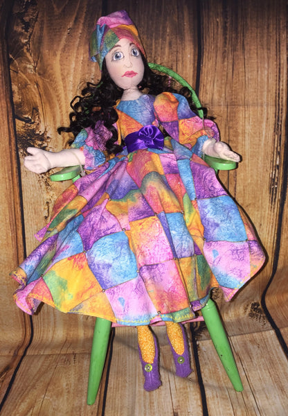 Cre8tiv Glory Cloth Doll Adrianna Storybook Princess