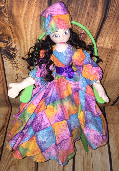 Cre8tiv Glory Cloth Doll Adrianna Storybook Princess