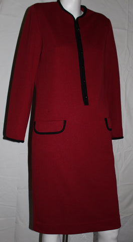 The 1 East Custom Collection Vintage 60's Dress Size 10 Red