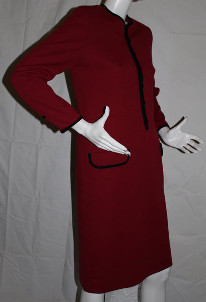 The 1 East Custom Collection Vintage 60's Dress Size 10 Red