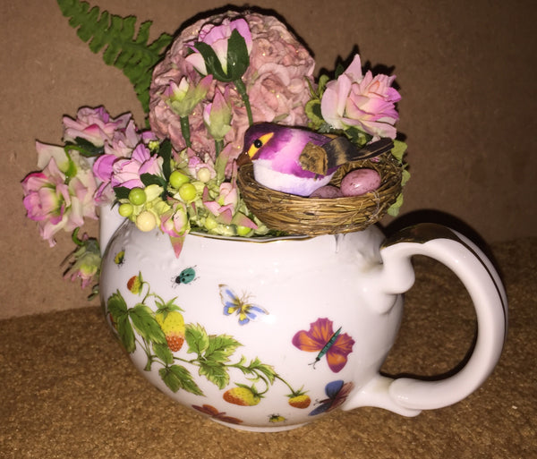 Handcrafted Teapot Decor