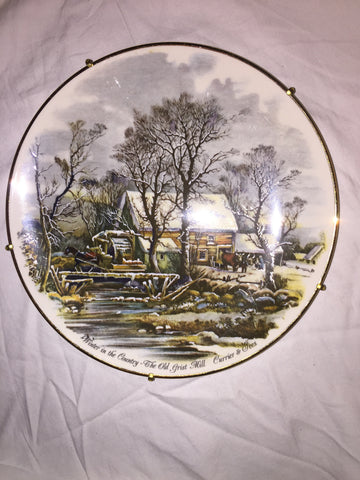 Winter in the Country Plate #5645