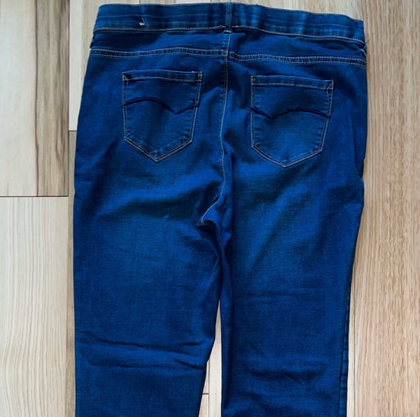 Blue Jeans Pull-On Skinny One Zone Size M